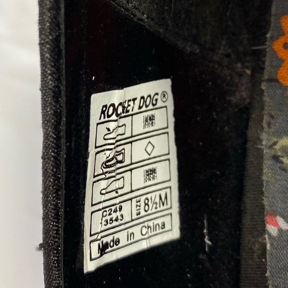 ROCKET DOG black wrap toe detail shantung fabric 4” heel pump shoe 8 1/2 - Picture 8 of 8